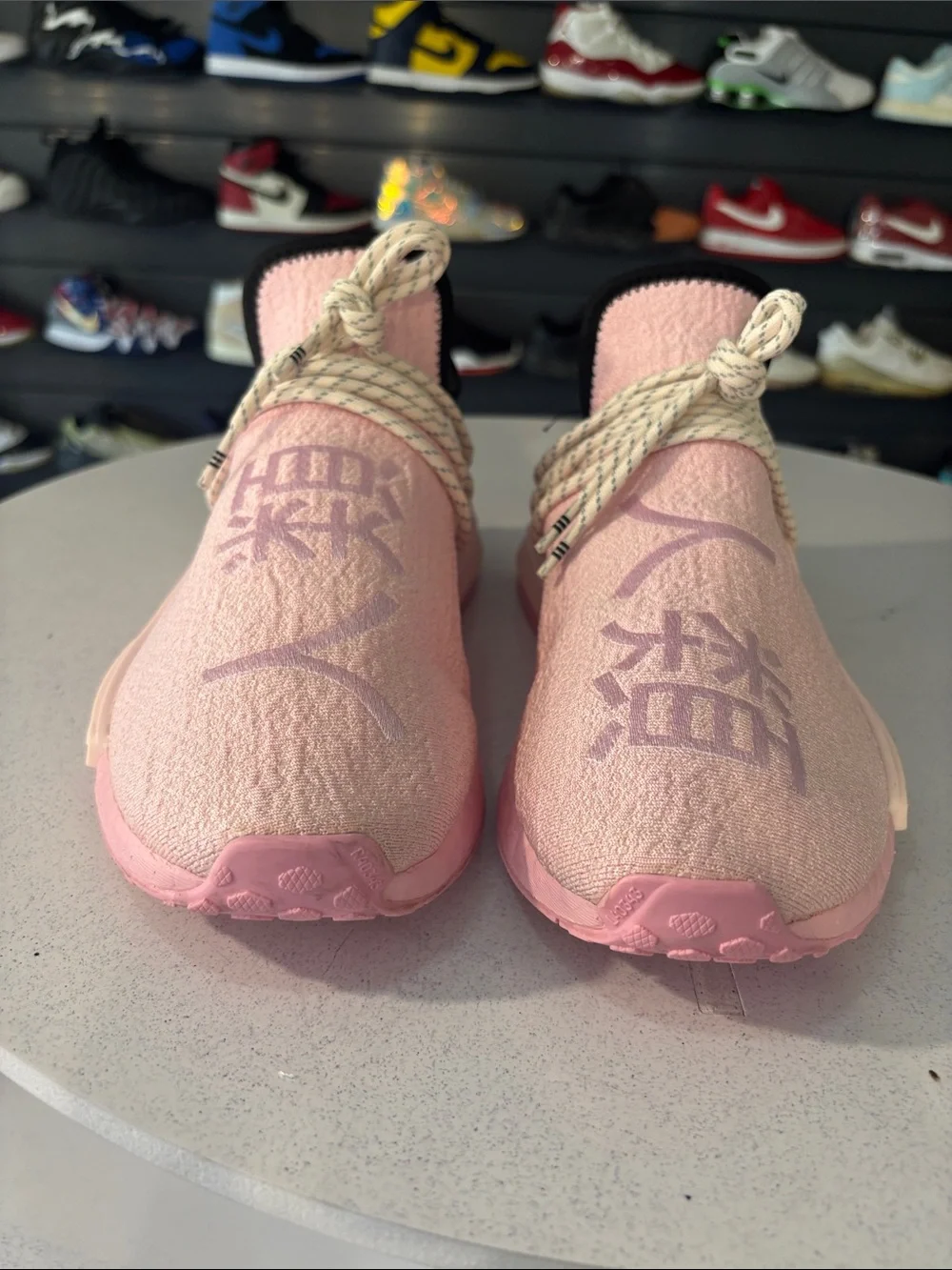 Pharrell X Addidas NMD Human Race ’pink’ Mens Size 10